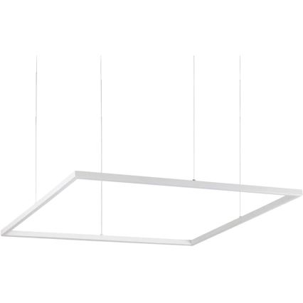 Ideal Lux - LED Luster na sajli ORACLE SLIM LED/53W/230V 3000K 90x90 cm bijela