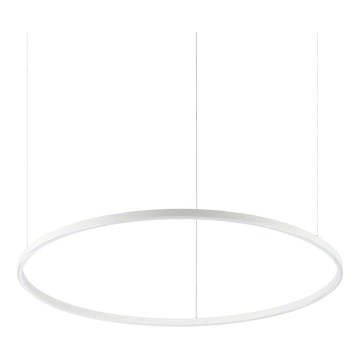 Ideal Lux - LED luster na sajli ORACLE SLIM LED/53W/230V 4000K CRI 90 promjer 90 cm bijela