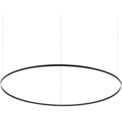 Ideal Lux - LED Luster na sajli ORACLE SLIM LED/83W/230V 2700K pr. 150 cm crna