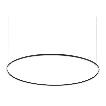 Ideal Lux - viseći LED luster na sajli ORACLE SLIM LED/83W/230V 4000K CRI 90 promjer 150 cm, crna
