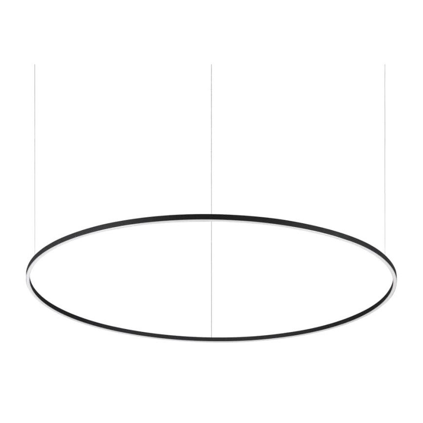 Ideal Lux - viseći LED luster na sajli ORACLE SLIM LED/83W/230V 4000K CRI 90 promjer 150 cm, crna