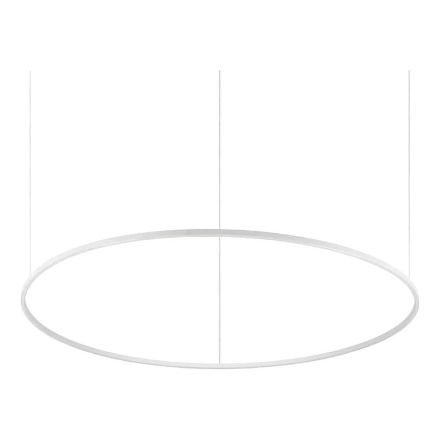 Ideal Lux - LED Luster na sajli ORACLE SLIM LED/89W/230V 3000K pr. 150 cm bijela