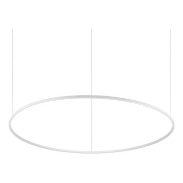Ideal Lux - LED Luster na sajli ORACLE SLIM LED/89W/230V 4000K pr. 150 cm bijela