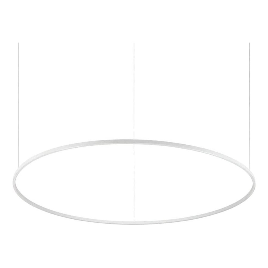 Ideal Lux - LED Luster na sajli ORACLE SLIM LED/89W/230V 4000K pr. 150 cm bijela