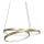 Ideal Lux - LED luster na sajli OZ LED/38W/230V pr. 40 cm CRI 90 zlatna