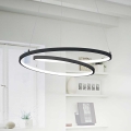 Ideal Lux - LED Luster na sajli OZ LED/52W/230V pr. 80 cm CRI 90 crna