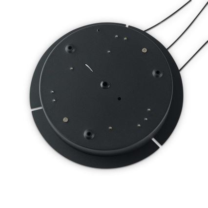 Ideal Lux - LED Luster na sajli OZ LED/52W/230V pr. 80 cm CRI 90 crna