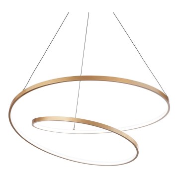 Ideal Lux - LED Luster na sajli OZ LED/52W/230V pr. 80 cm CRI 90 zlatna