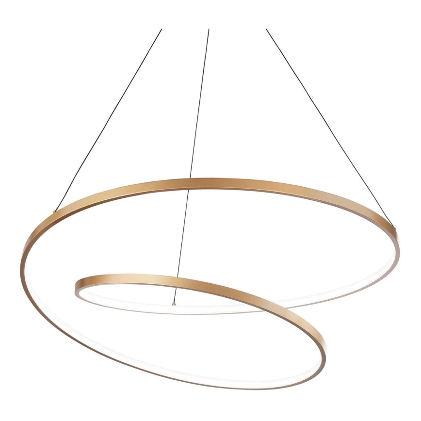 Ideal Lux - LED Luster na sajli OZ LED/52W/230V pr. 80 cm CRI 90 zlatna