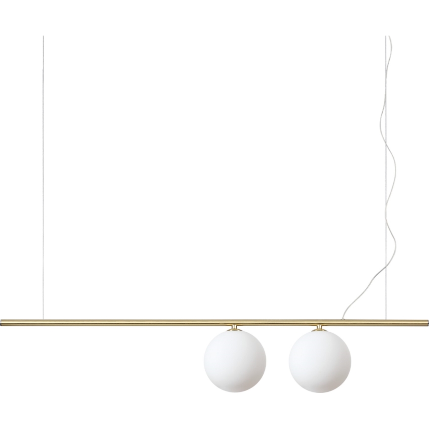 Ideal Lux - LED luster na sajli PERLINE 2xG9/3W/230V zlatna