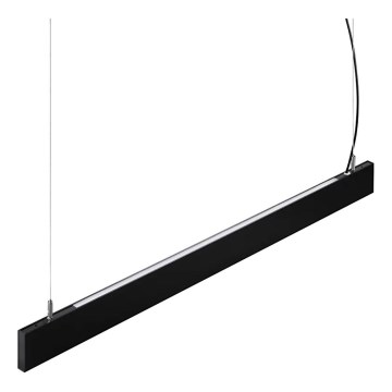 Ideal Lux - LED luster na sajli STEEL LED/29W/230V 3000K CRI 90 120 cm crni