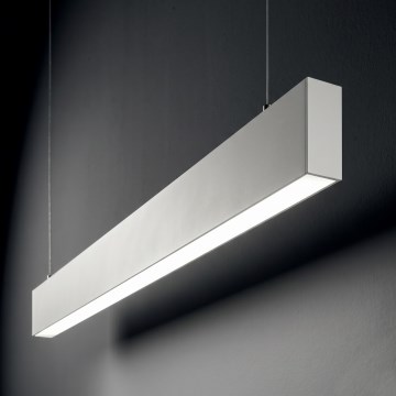 Ideal Lux - LED luster na sajli STEEL LED/29W/230V 4000K CRI 90 120 cm bijela