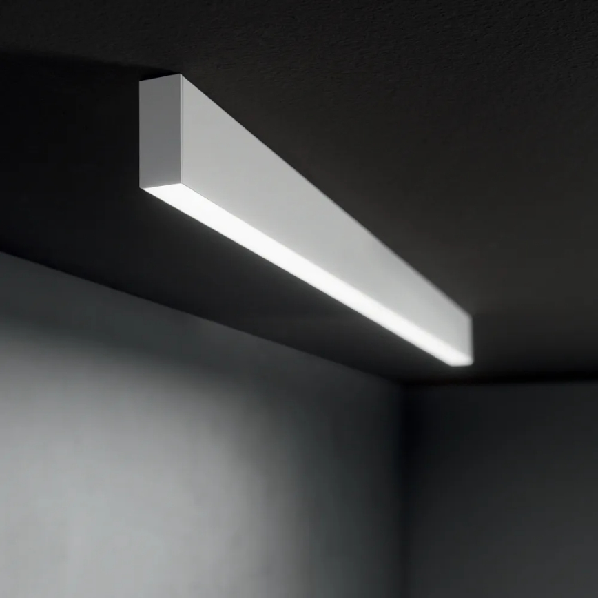 Ideal Lux - LED luster na sajli STEEL LED/29W/230V 4000K CRI 90 120 cm bijela