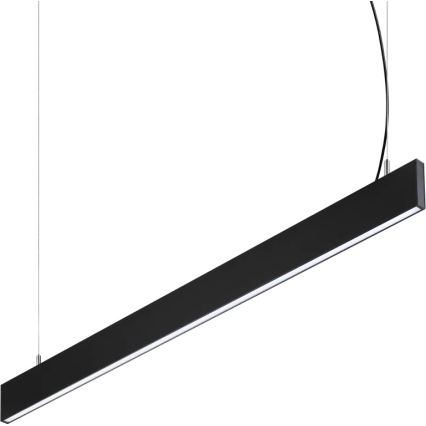 Ideal Lux - LED luster na sajli STEEL LED/29W/230V 4000K CRI 90 120 cm crna