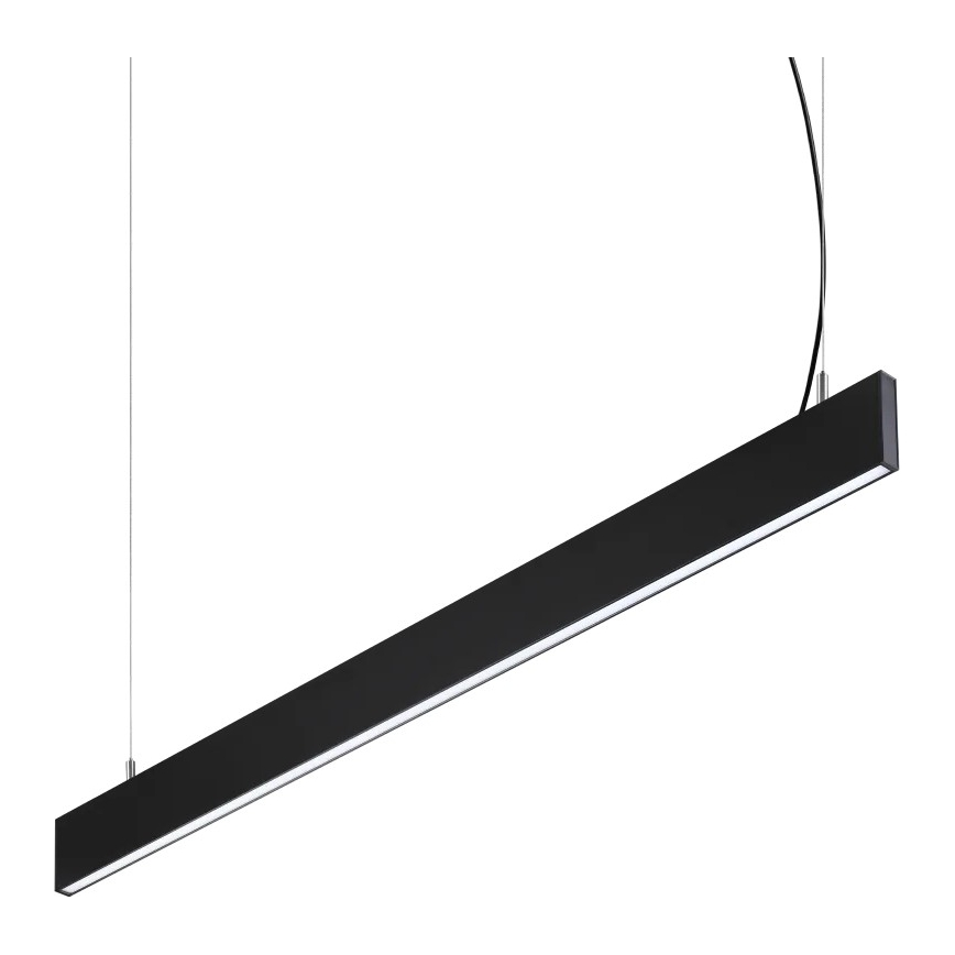 Ideal Lux - LED luster na sajli STEEL LED/29W/230V 4000K CRI 90 120 cm crna