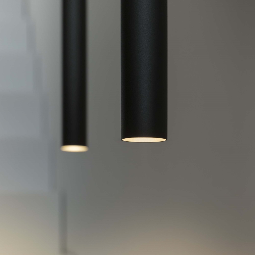 Ideal Lux - LED Luster na sajli ULTRATHIN LED/11,5W/230V CRI 90 crna