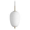 Ideal Lux - LED Luster na sajli UMILE LED/20W/230V pr. 27 cm CRI 90 mesing/bijela