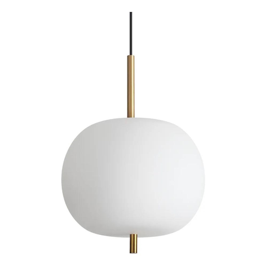 Ideal Lux - LED Luster na sajli UMILE LED/20W/230V pr. 30 cm CRI 90 mesing/bijela