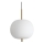 Ideal Lux - LED Luster na sajli UMILE LED/20W/230V pr. 30 cm CRI 90 mesing/bijela