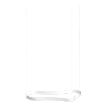 Ideal Lux - LED Luster na sajli WAVES LED/37W/230V CRI 90 bijela