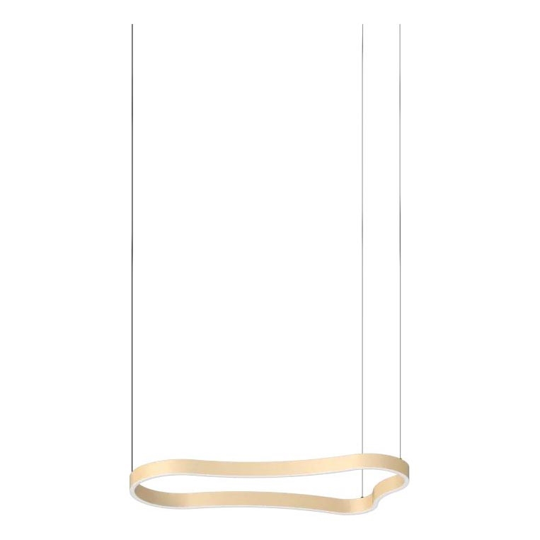 Ideal Lux - LED Luster na sajli WAVES LED/37W/230V CRI 90 mesing