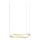 Ideal Lux - LED Luster na sajli WAVES LED/37W/230V CRI 90 mesing