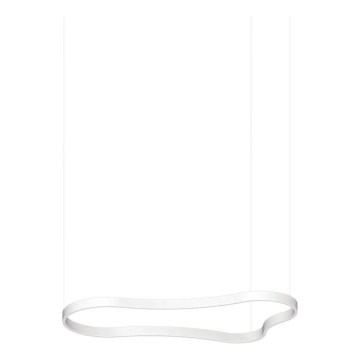 Ideal Lux - LED Luster na sajli WAVES LED/45W/230V CRI 90 bijela