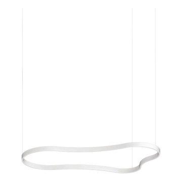 Ideal Lux - LED Luster na sajli WAVES LED/54W/230V CRI 90 bijela