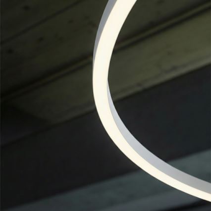 Ideal Lux - LED prigušivi luster na užetu ORACLE SLIM LED/83W/230V 4000K promjer 150 cm CRI 90 bijela