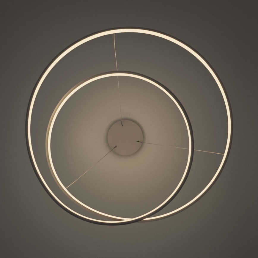 Ideal Lux - LED luster s mogućnošću prigušivanja na kabelu OZ LED/55W/230V pr. 80 cm CRI 90 bijela