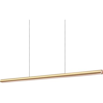 Ideal Lux - LED luster s mogućnošću prigušivanja na sajli DORICA LED/35W/230V CRI 90 140 cm zlatna