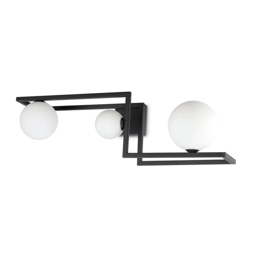 Ideal Lux - LED Nadgradni luster ANGOLO 3xG9/3W/230V crna