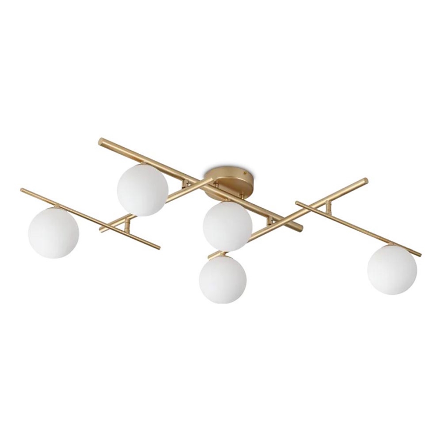 Ideal Lux - LED Nadgradni luster ATLAS 5xG9/3W/230V zlatna