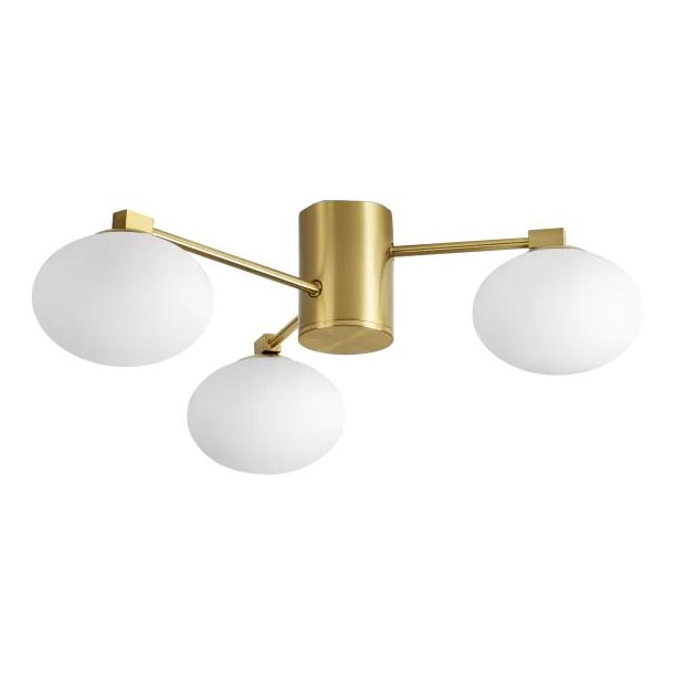 Ideal Lux - LED Nadgradni luster HERMES 3xG9/3W/230V pr. 60 cm zlatna