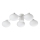 Ideal Lux - LED Nadgradni luster HERMES 5xG9/3W/230V pr. 60 cm bijela