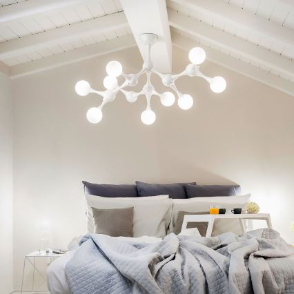 Ideal Lux - LED Nadgradni luster NODINO 9xG9/3W/230V bijela