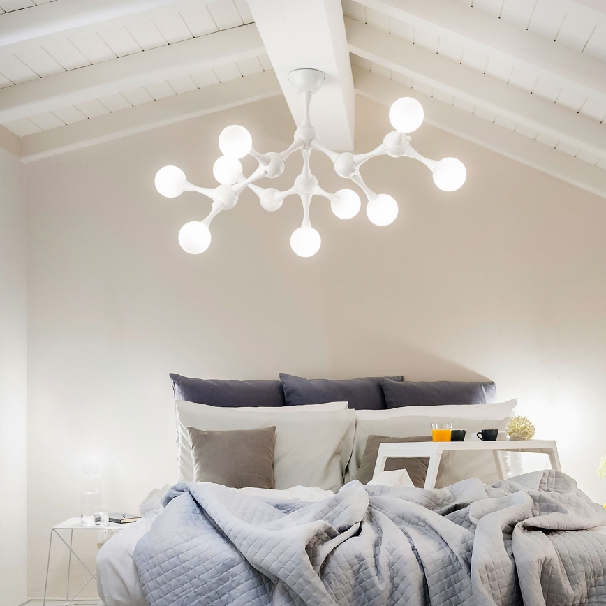 Ideal Lux - LED Nadgradni luster NODINO 9xG9/3W/230V bijela