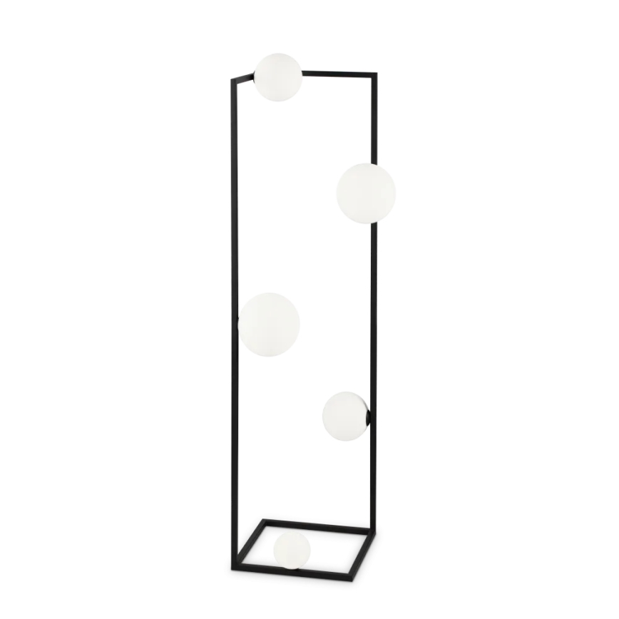 Ideal Lux - LED Podna lampa ANGOLO 5xG9/3W/230V crna