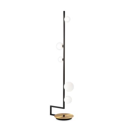 Ideal Lux - LED Podna lampa BIRDS 5xG9/3W/230V crna/zlatna