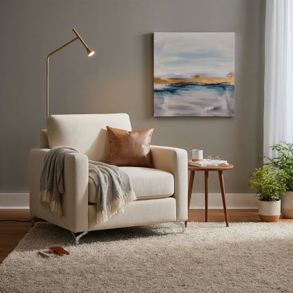 Ideal Lux - LED Podna lampa DIESIS LED/4,5W/230V CRI 95 zlatna