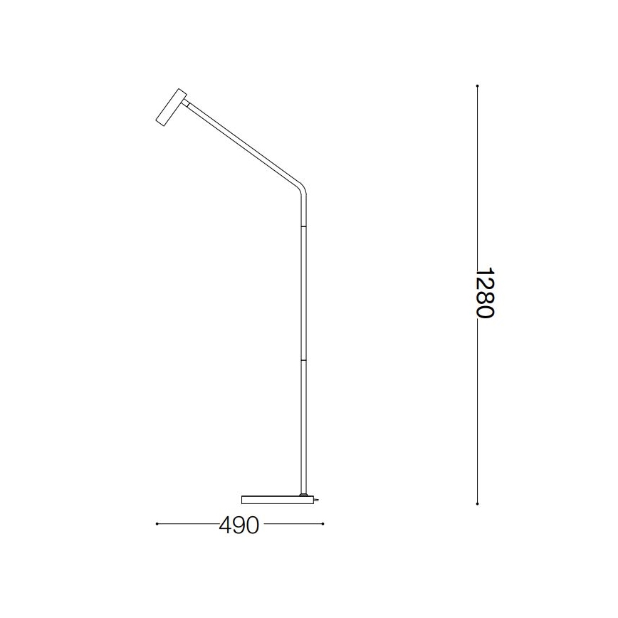 Ideal Lux - LED Podna lampa EASY LED/3,5W/230V CRI 90 bijela