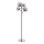 Ideal Lux - LED Podna lampa EQUINOXE 4xG4/2W/230V sjajni krom/dimna