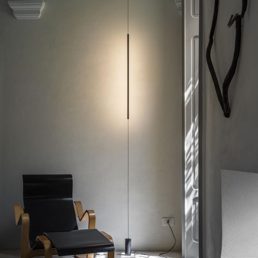 Ideal Lux - LED Podna lampa FILO LED/14W/230V 2700K CRI 90 crna