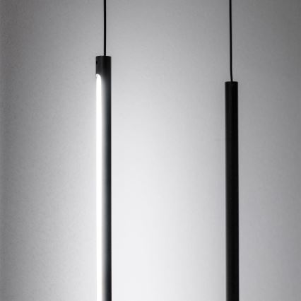 Ideal Lux - LED Podna lampa FILO LED/14W/230V 2700K CRI 90 crna