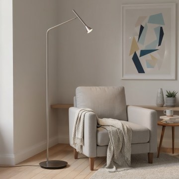 Ideal Lux - LED podna svjetiljka DIESIS LED/4,5W/230V CRI 95 matni krom