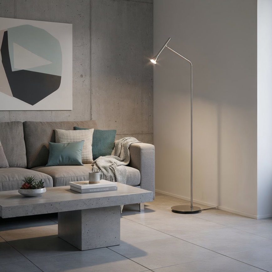 Ideal Lux - LED podna svjetiljka DIESIS LED/4,5W/230V CRI 95 matni krom