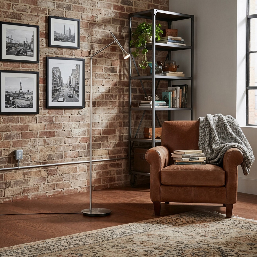 Ideal Lux - LED podna svjetiljka DIESIS LED/4,5W/230V CRI 95 matni krom