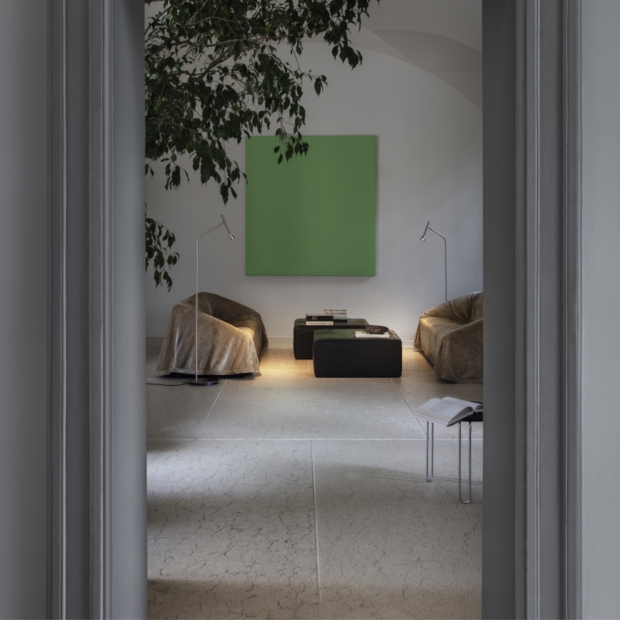 Ideal Lux - LED podna svjetiljka DIESIS LED/4,5W/230V CRI 95 matni krom