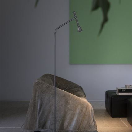 Ideal Lux - LED podna svjetiljka DIESIS LED/4,5W/230V CRI 95 matni krom