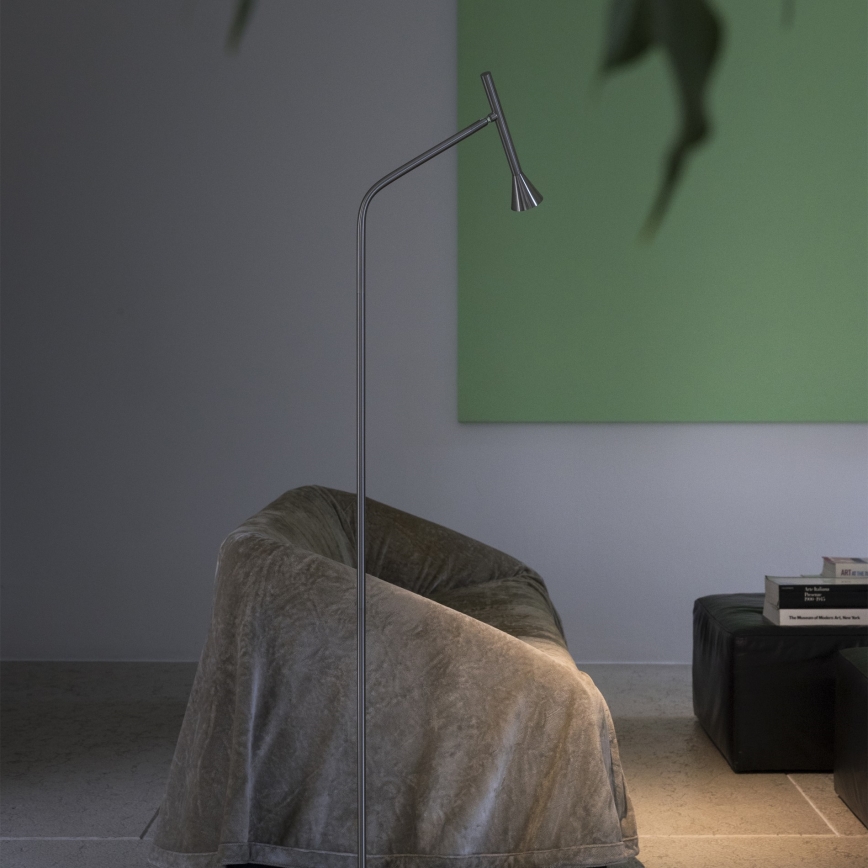 Ideal Lux - LED podna svjetiljka DIESIS LED/4,5W/230V CRI 95 matni krom